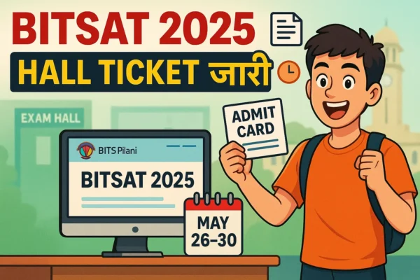 bitsat hall ticket